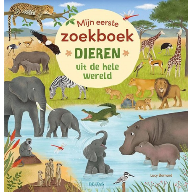 Deltas Boeken, Doeboeken - Mijn eerste zoekboek - Dieren uit de hele wereld