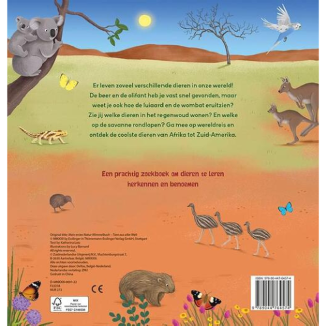 Deltas Boeken, Doeboeken - Mijn eerste zoekboek - Dieren uit de hele wereld