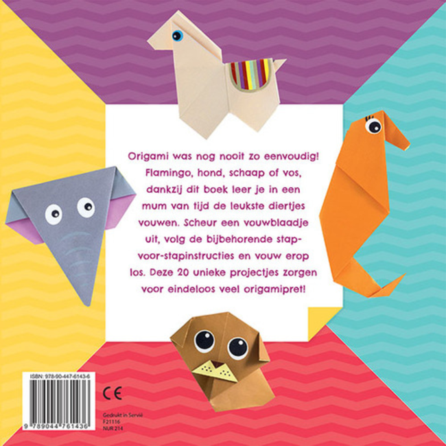 Deltas Boeken, Doeboeken - Origami dieren vouwen