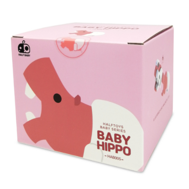 Halftoys Speelgoed - Magnetische savanne dieren: Baby Nijlpaard (Hippo)
