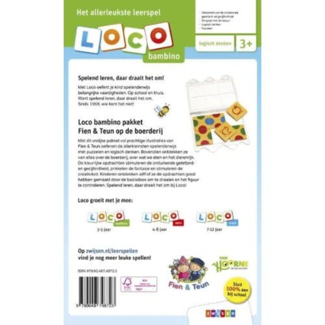 Loco Educatieve spellen - Loco Bambino Fien & Teun pakket, 3-5 jaar
