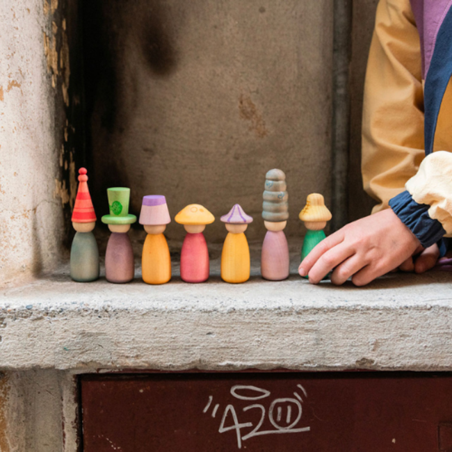 Grapat Grapat Houten speelgoed - Fancy Nins (+12 maanden)