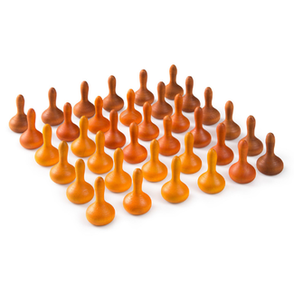 Grapat Grapat Houten speelgoed -  Loose Parts, Mandala Pumkins (3+)