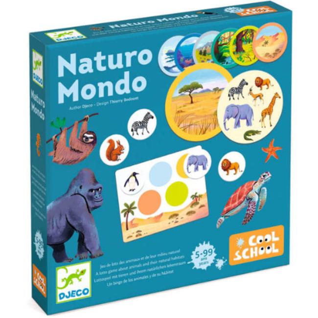 Djeco Games - Coole School Naturo Mondo
