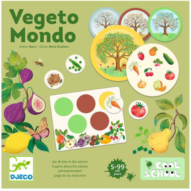 Djeco Games - Coole School Vegeto Mondo