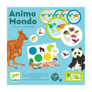 Djeco Djeco Educatieve Bordspellen -  Animo Mondo 5+