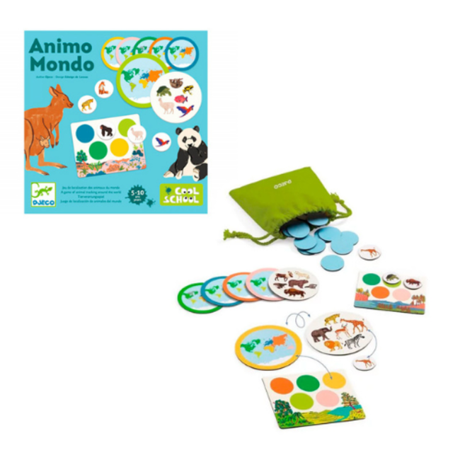 Djeco Games - Coole School Animo Mondo