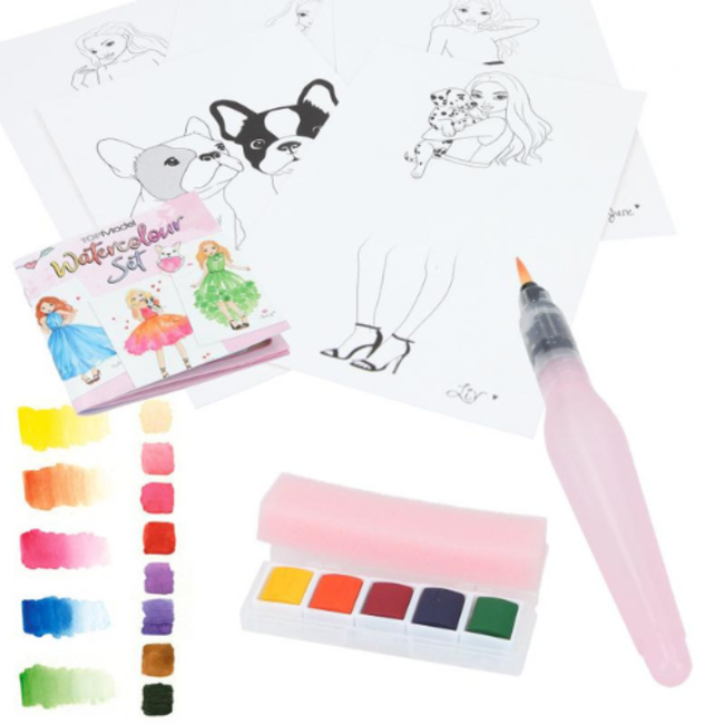 TOPModel Knutselen, waterwerf - TOPModel waterverf