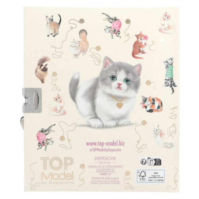 TOPModel Boeken, Dagboeken - TOPModel Kitty dagboek KITTY and DOGGY