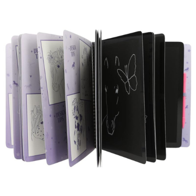 TOPModel Knutselen - Miss Melody Magic Scratch boek