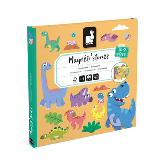 Janod Speelgoed, Magneetboek - Magneti Stories Dinosaurus