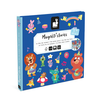Janod Speelgoed, Magneetboek - Magneti Stories Dierenfeest