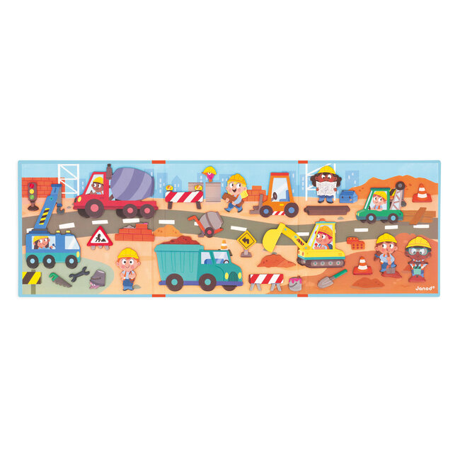 Janod Janod Magneti Stories - Bouwterrein