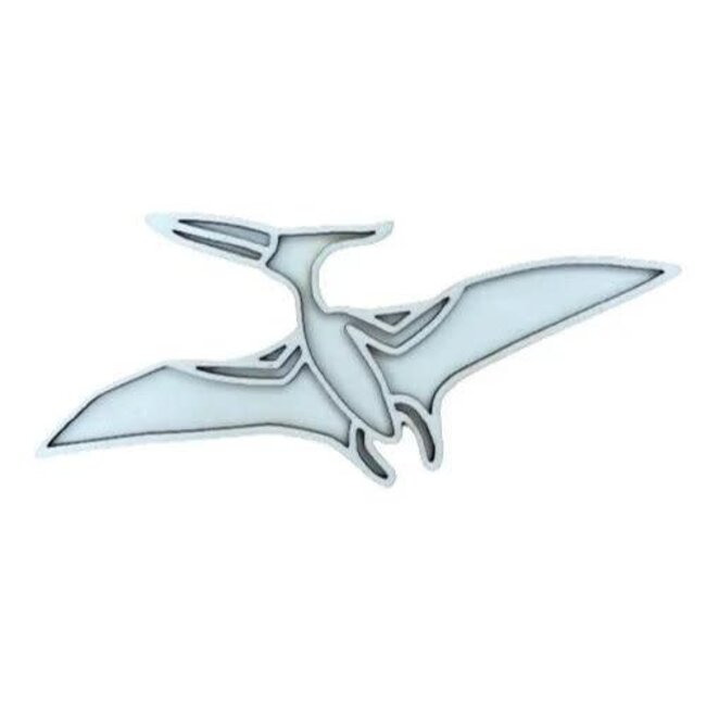 Hippe Hoeken Sensomotorisch speelgoed, Houten Versiervorm Pterodactyl