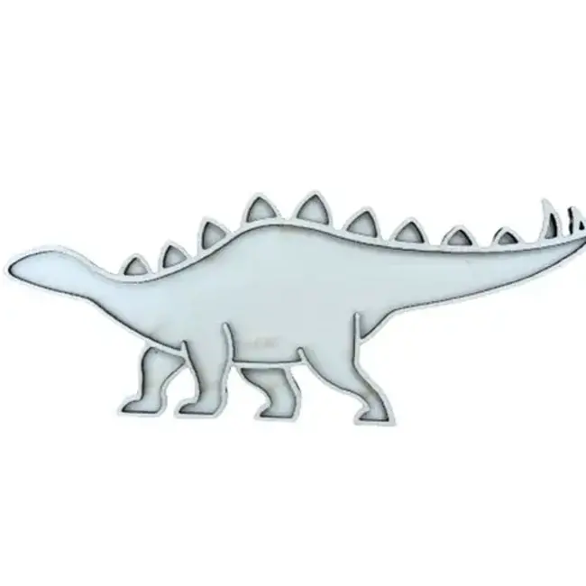 Hippe Hoeken Sensomotorisch speelgoed, Houten Versiervorm Stegosaurus