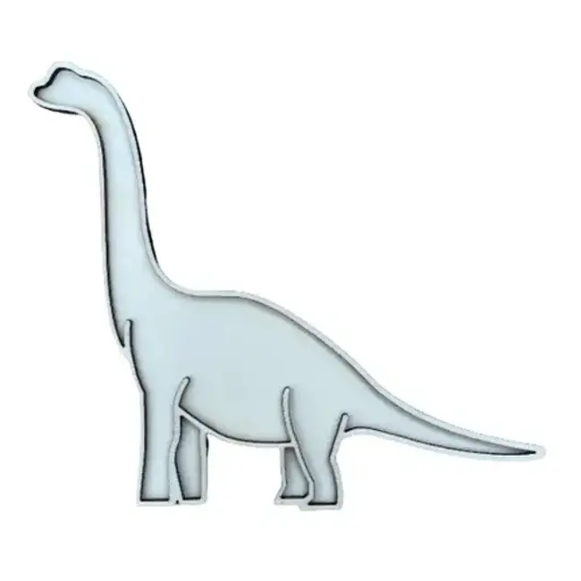 Hippe Hoeken Sensomotorisch speelgoed, Houten Versiervorm Brontosaurus