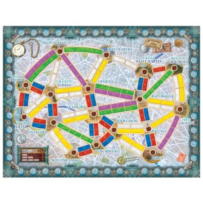 Spellen, Bordspellen - Ticket to Ride Parijs