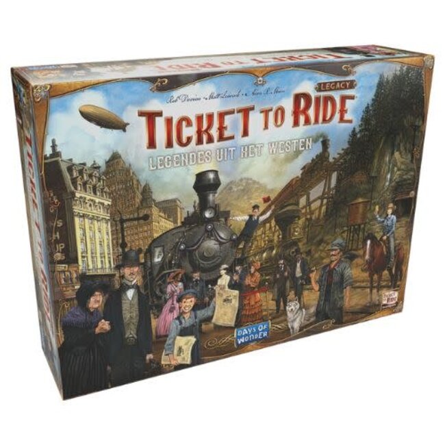 Bordspellen, Ticket to ride legacy - Legendes uit het westen