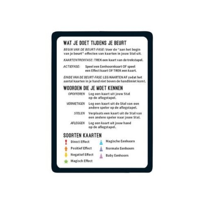 Spellen, Kaartspellen - unstable unicorns NL