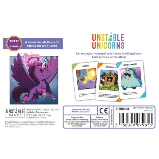 Spellen, Kaartspellen - unstable unicorns NL