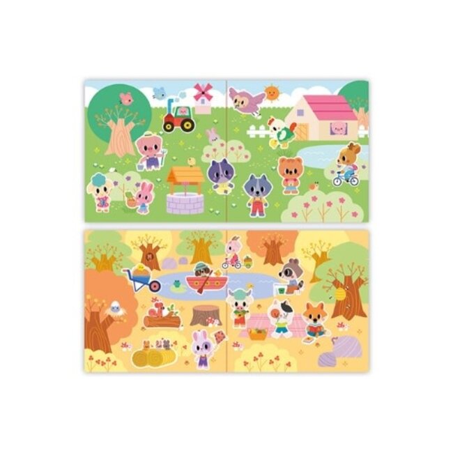 Janod Atelier - 2 jaar - Dikke herkleefbare stickers