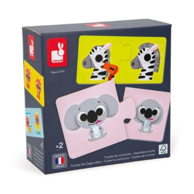 Janod Puzzelspel - Tegenstellingen