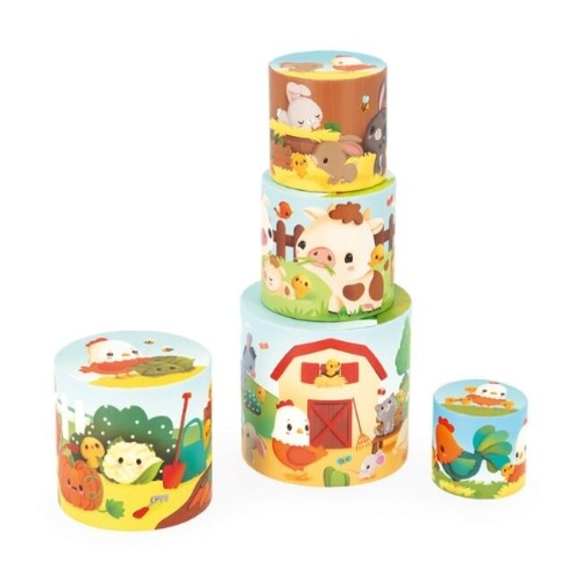 Janod Janod Boerderij - Stapeltoren Kip