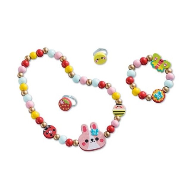 Janod Atelier Bijoux - Armbandjes maken  Flower Garden