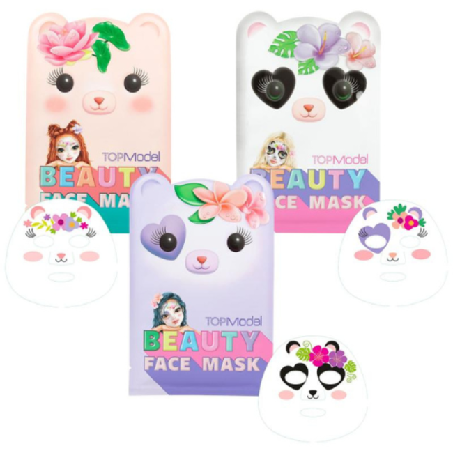 TOPModel Kinder make-up - TOPModel sheetmasker dier BEAUTY and ME