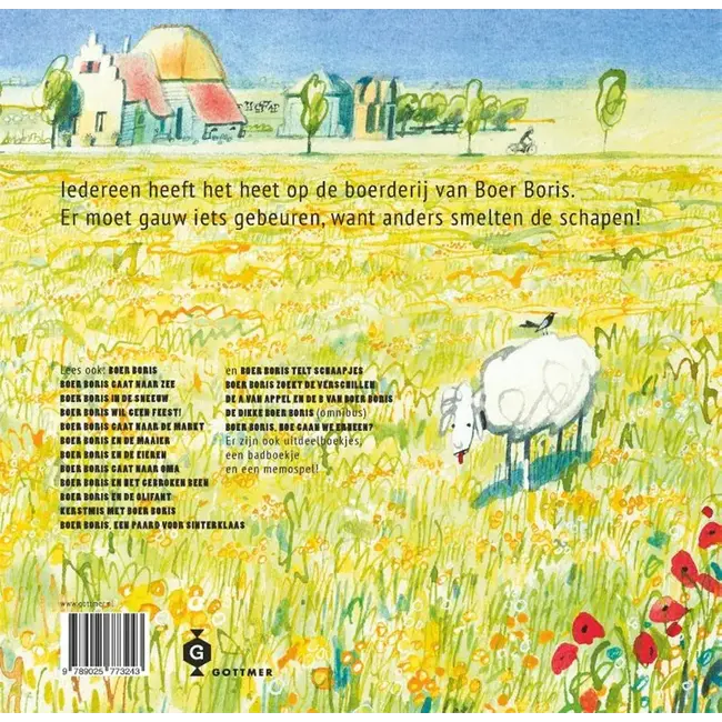 Gottmer Boeken, Prentenboeken - Boer Boris heeft het heet, 3+