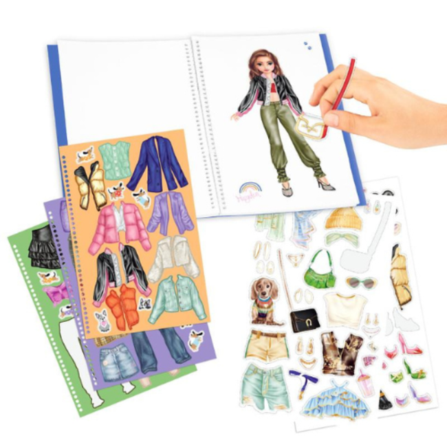 TOPModel Boeken, Stickerboeken - TOPModel Dress Me Up groot