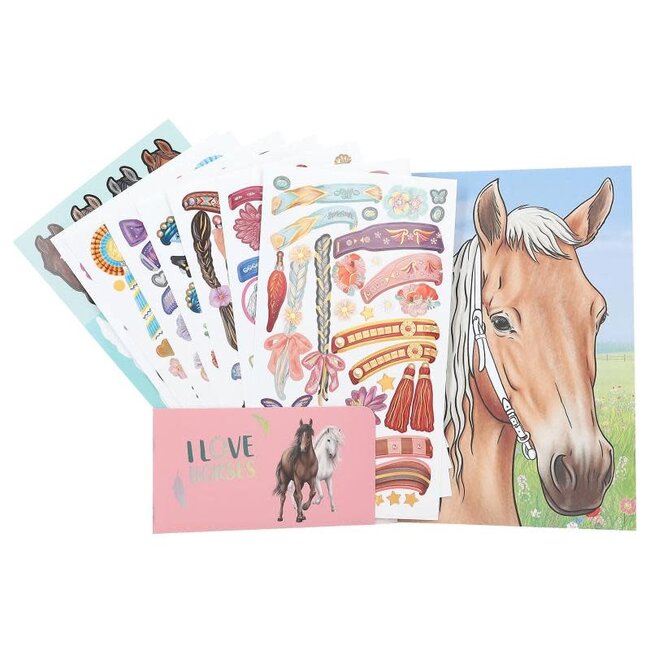 TOPModel Boeken, Kleurboek - TopModel, Miss Melody Create your Horses Blaze