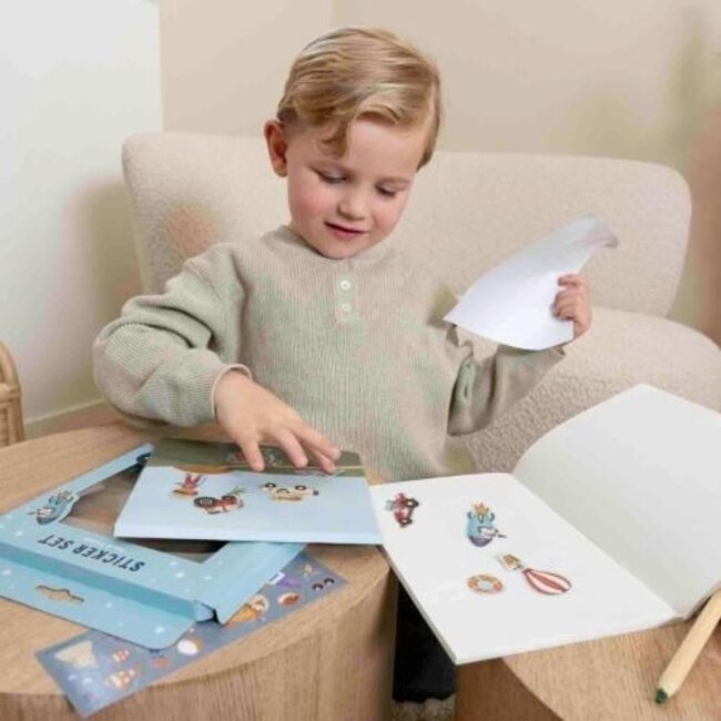 Little Dutch Knutselen, Stickers - Sticker set Little Dutch Jim & friends