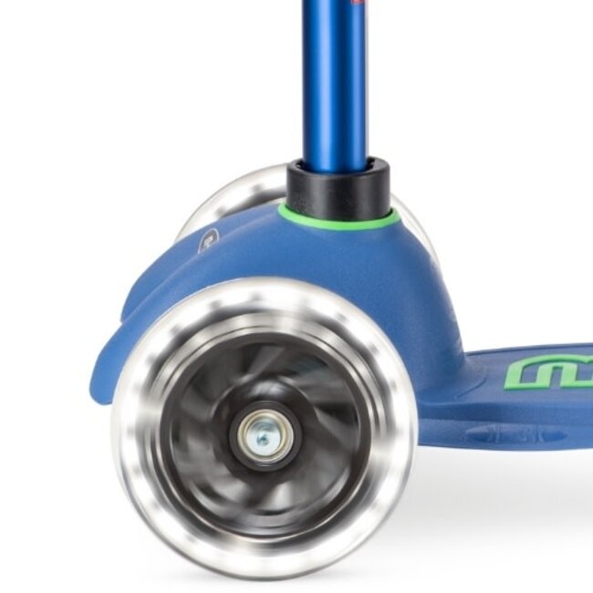 Microstep Micro Mini Step - Deluxe LED, Blauw/Groen, 2-6 jr.