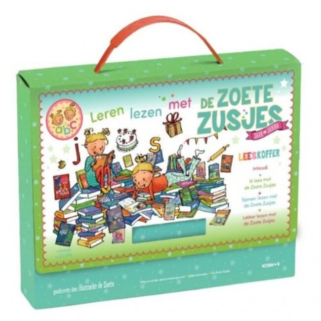 Boeken, Leesboeken - Leren Lezen met de Zoete Zusjes leeskoffer, 6+
