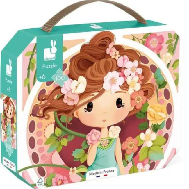 Janod Puzzel - Geinspireerd door Mucha  100 stukjes