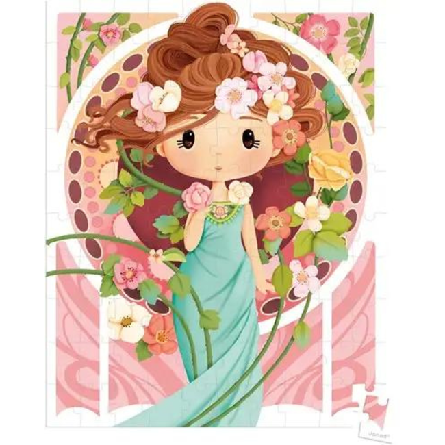 Janod Puzzel - Geinspireerd door Mucha  100 stukjes