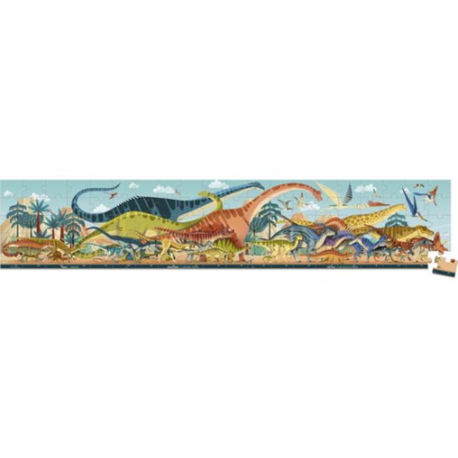 Janod Dino - Puzzel Panorama Dino       100 stukjes