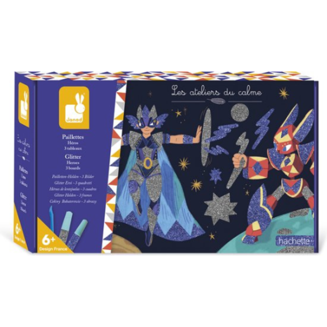 Janod Atelier Deco - Superhelden met glitters