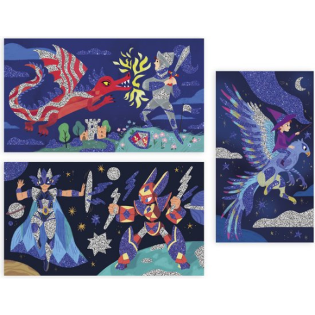 Janod Janod Atelier Deco - Superhelden met glitters