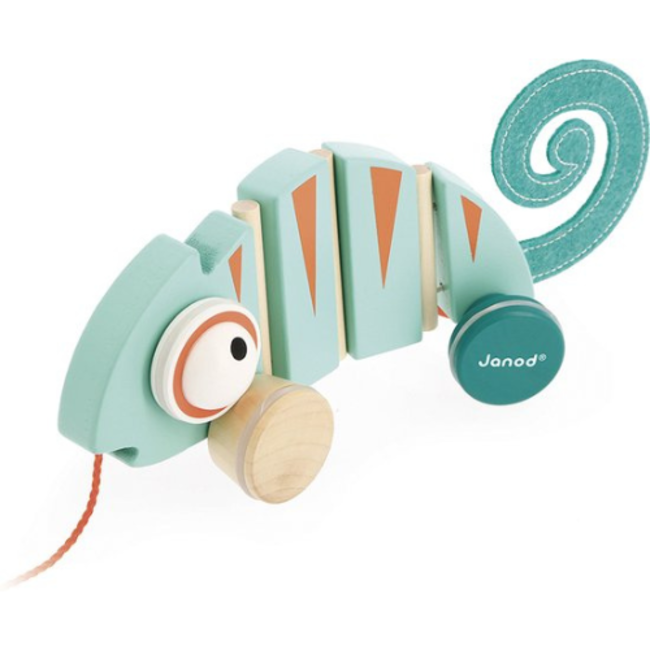Janod Tropik - Trekfiguur Kameleon