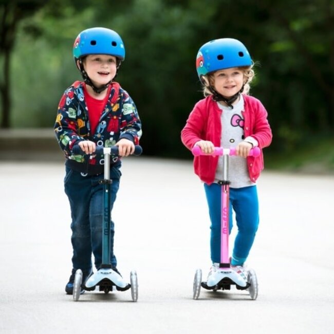 Microstep Micro Mini Step - Deluxe Flux LED Neochrome navy, 2-6 jr.