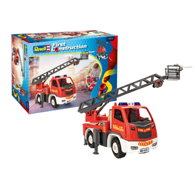 Revell Revell Bouwset - Grote brandweerwagen,1:20, 4+
