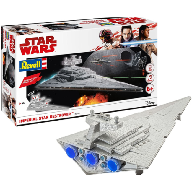 Revell Revell Bouwset - Star wars Imperial Star Destroyer (Build & Play), 1:4000, 6+