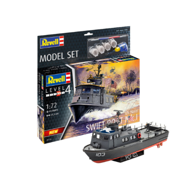 Revell Revell Bouwset - Niveau 4 US Navy Swift Boat Mk.I, 1:72, 12+
