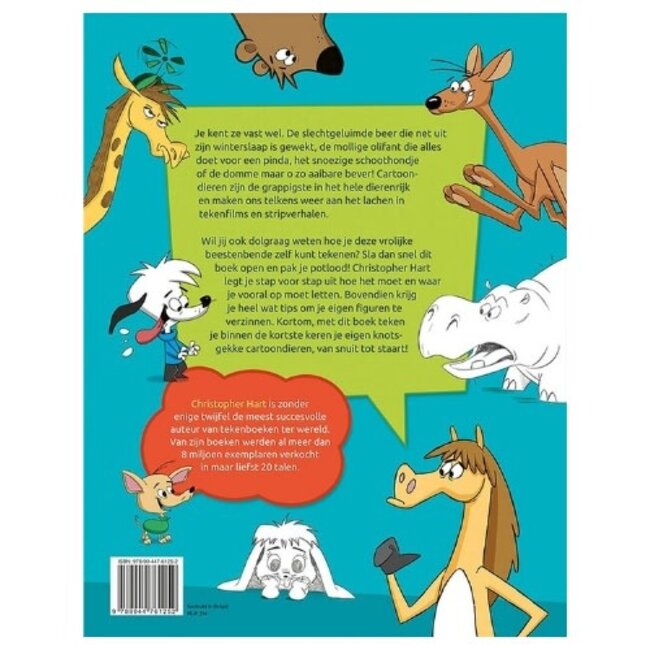 Deltas Boeken, Kleurboeken - Dieren tekenen in cartoonstijl