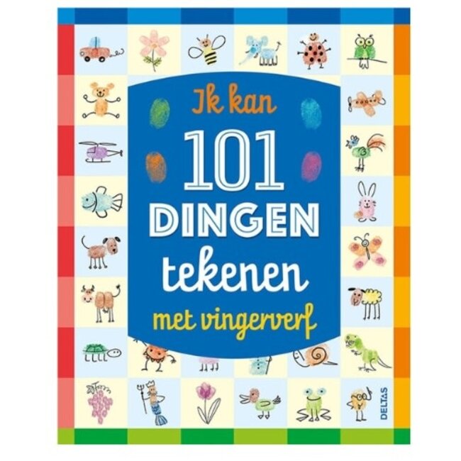 Deltas Boeken, Kleurboeken - Ik kan 101 dingen tekenen met vingerverf