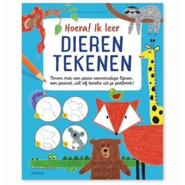 Deltas Boeken, Kleurboeken - Hoera! Ik leer dieren tekenen, 12+