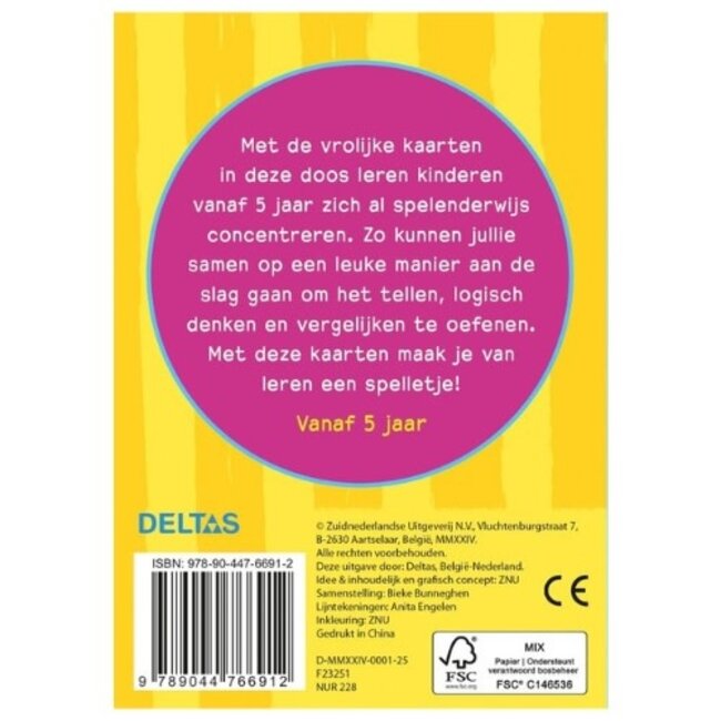 Deltas Speel- en leerkaarten - Reuzeleuke concentratiespelletjes (vanaf 6 jaar)