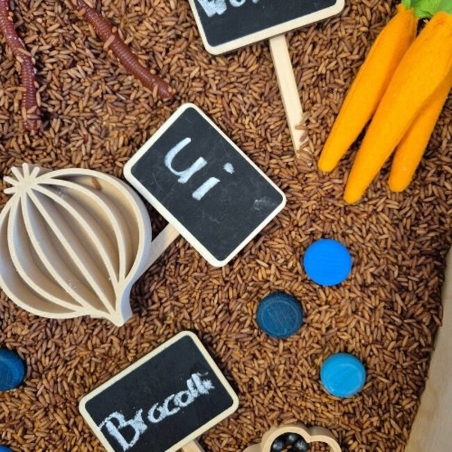 Sensorisch speelgoed, Sensory Bin - Speelset 'In de tuin'